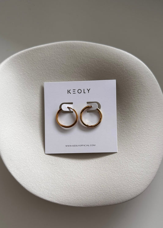 Slim Hoops L | EARRINGS